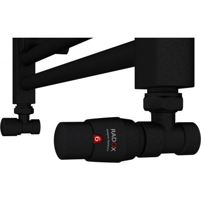 Radox RX122 zestaw termostatyczny kątowy czarny strukturalny VT-RX-122.002T.K
