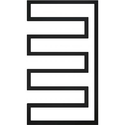 Radox Sera grzejnik pokojowy 101x58 cm podłączenie dolne czarny strukturalny RX-SA.002T.1010.580