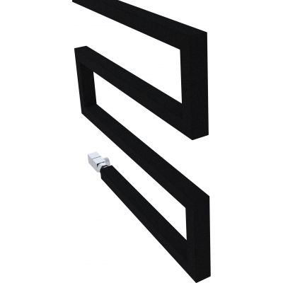 Radox Serpentine grzejnik pokojowy 115x50 cm podłączenie boczne grafitowy strukturalny RX-SR.003T.1150.500