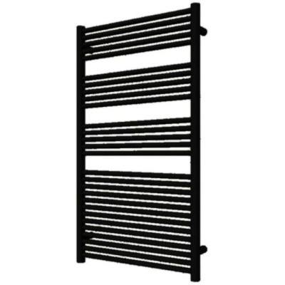 Radox Sunny Flat grzejnik łazienkowy drabinkowy 100x50 cm podłączenie dolne czarny RX-SU.002T.1000.500