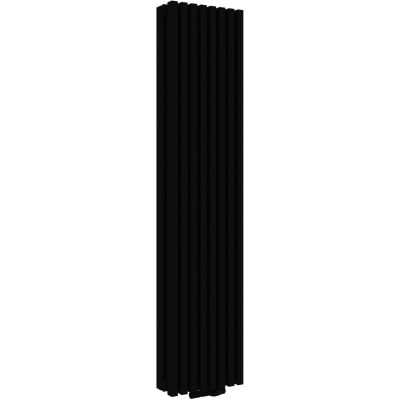Radox Vertica Duo grzejnik pokojowy 190x35,6 cm podłączenie dolne czarny RX-VRDBI.002T.190.35