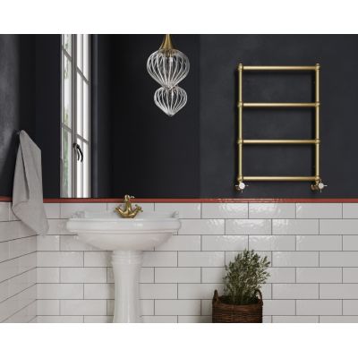 Imers Awena grzejnik łazienkowy dekoracyjny 50,8x53 cm stary mosiądz G0035305084