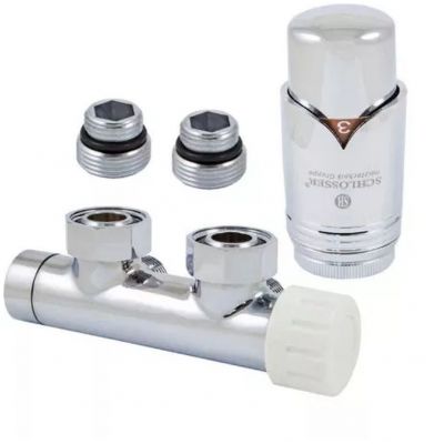 Schlosser zestaw przyłączy duo-plex 3/4xM22x1,5 prawy chrom 612100006