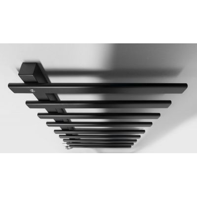 Sapho Elcor grzejnik łazienkowy 48x92 cm elektryczny czarny mat EB460