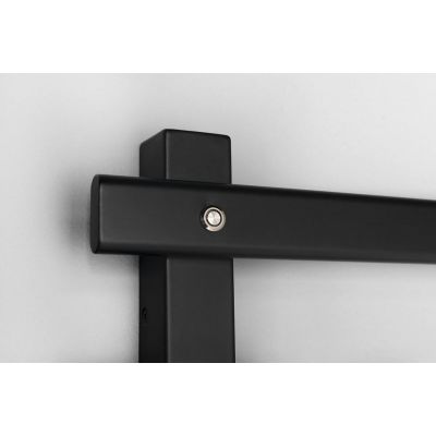 Sapho Elcor grzejnik łazienkowy 48x92 cm elektryczny czarny mat EB460