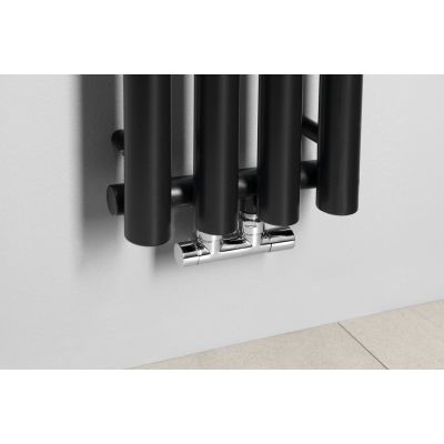 Sapho Pilon grzejnik łazienkowy dekoracyjny 180x27 cm czarny IZ122T