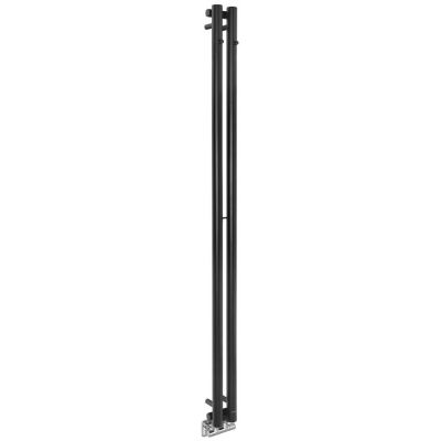 Sapho Pilon grzejnik łazienkowy dekoracyjny 180x12,2 cm czarny mat IZ124T