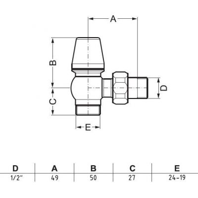Terma Wood zestaw termostatyczny miedź TGETBR002