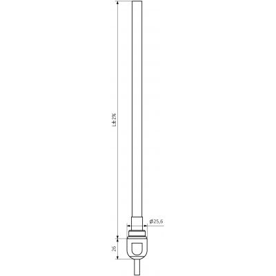 Terma SIM grzałka elektryczna 1500 W stalowa WESIM15FINXR