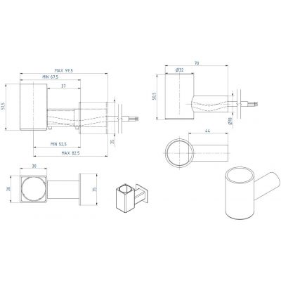 Terma SIM grzałka elektryczna 1500 W stalowa WESIM15FINXR