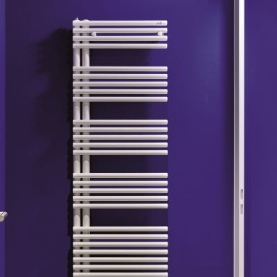 Zehnder Forma Asym grzejnik łazienkowy drabinkowy 116,1x59,6 cm biały LFAL-120-060-05