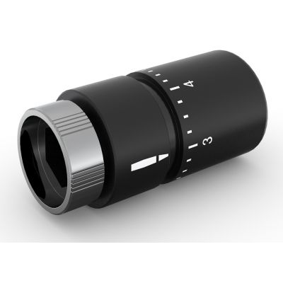 Zehnder głowica termostatyczna czarny mat 841279/0557