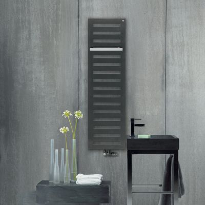 Zehnder Metropolitan Bar grzejnik łazienkowy dekoracyjny 122,5x40 cm czarny MEP-120-040/0557