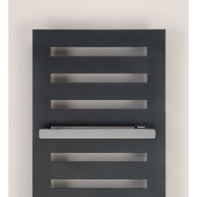 Zehnder Metropolitan Bar grzejnik łazienkowy dekoracyjny 122,5x40 cm czarny MEP-120-040/0557