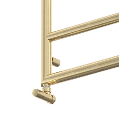 Zehnder Pera grzejnik łazienkowy drabinkowy 80x50 cm mosiądz PER-080-050-N209