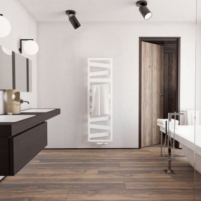 Zehnder Kazeane grzejnik łazienkowy dekoracyjny 126,6x50 cm biały RK-130-050