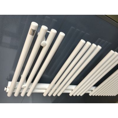 Zehnder Forma Asym grzejnik łazienkowy dekoracyjny 116,1x49,6 cm biały LFAR-120-050