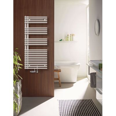 Zehnder Forma Asym grzejnik łazienkowy drabinkowy 168,1x59,6 cm biały LFAR-170-060-05