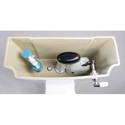 Zestaw Aqualine Antik kompakt WC z deską sedesową wolnoopadającą biały AK107-01