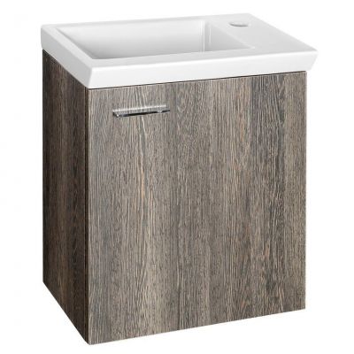 Aqualine Zoran umywalka 45x27,5 cm prostokątna meblowa biała 4045