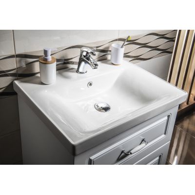 Aqualine Favolo szafka 61 cm podumywalkowa wisząca biały mat FV265