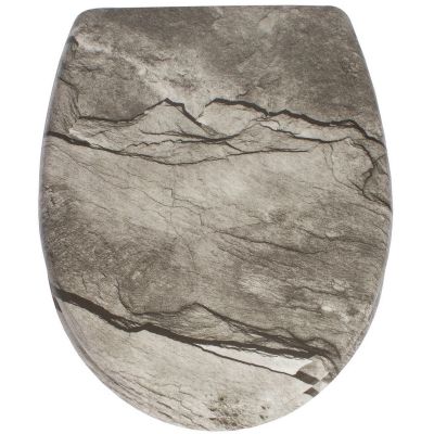 AWD Interior Greystone deska sedesowa wolnoopadająca szary kamień AWD02181490