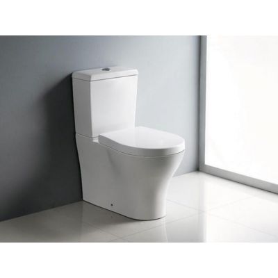 Bathco Spain Formentera zestaw WC kompaktowy biały 4505
