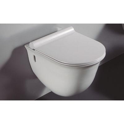 Bathco Spain Congo miska WC wisząca z deską wolnoopadającą biały 4527/UF