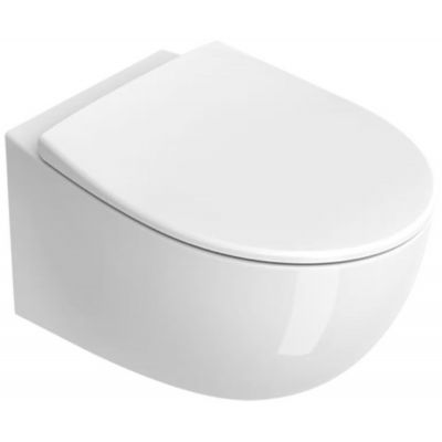 Zestaw Catalano Italy miska WC wisząca Newflush z deską wolnoopadającą i zestawem montażowym biały(1VS52RIT00, 5NLV5STF00, 5KFST00)
