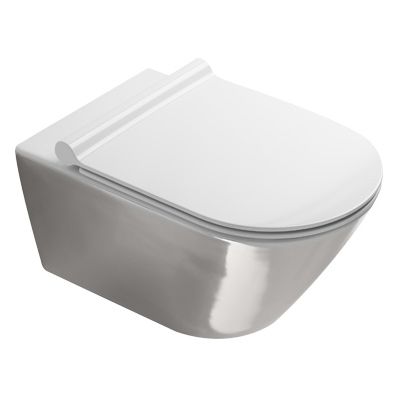 Catalano Zero miska WC wisząca NewFlush srebrny/biały 1VS55NRBA