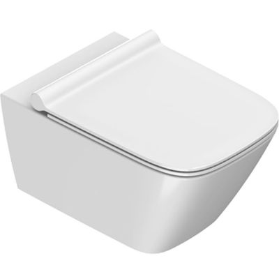 Zestaw Catalano Green miska WC wisząca Newflush z deską wolnoopadającą i zestawem montażowym biały (1VS55RGR00, 5GR55STP00, 5KFST00)