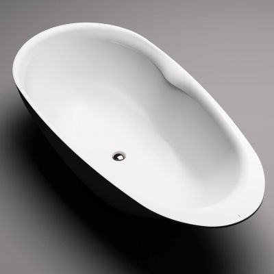 Clou First wanna wolnostojąca 182x82 cm owalna biała CL/05.13010