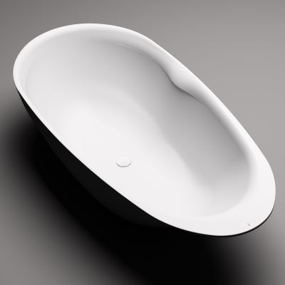 Clou First wanna wolnostojąca 182x82 cm owalna biała CL/05.13010