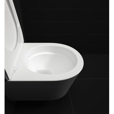 Clou InBe miska WC z deską wolnoopadającą wisząca bez kołnierza biały mat IB/04.01141.20