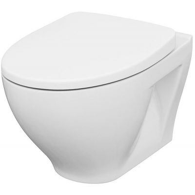 Cersanit MITO Moduo miska WC CleanOn wisząca z deską slim wolnoopadającą Wrap biała K701-262