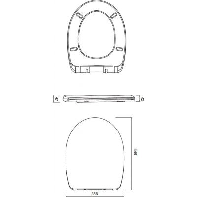 Zestaw Cersanit MITO Delfi Set 896 miska WC z deską wolnoopadającą i stelaż podtynkowy Aqua z przyciskiem spłukującym Enter chrom błyszczący S701-217