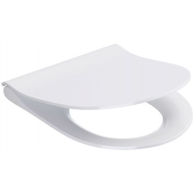 Outlet - Cersanit Zen deska sedesowa wolnoopadająca antybakteryjna Slim biała K98-0221