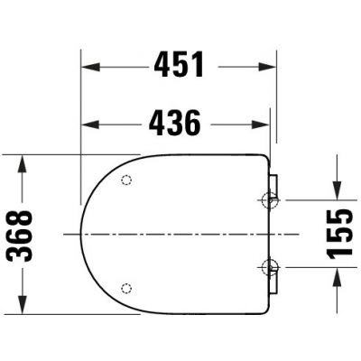 Duravit Univavo deska sedesowa wolnoopadająca biała 0023390000