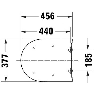 Duravit Univavo deska sedesowa wolnoopadająca biała 0023490000