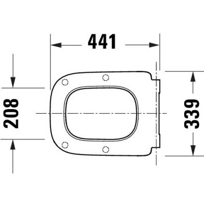 Duravit Univavo deska sedesowa wolnoopadająca biała 0023890000