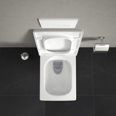 Duravit Viu miska WC wisząca Rimless WonderGliss biała 25110900001