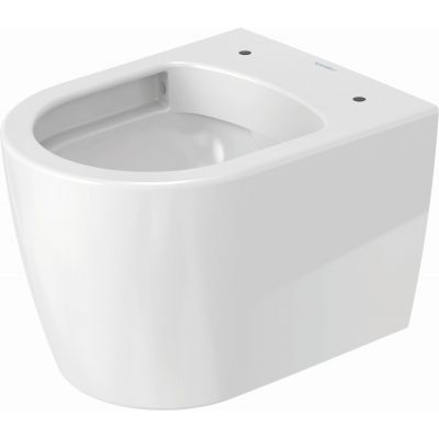 Zestaw Duravit DuraSystem stelaż podtynkowy z przyciskiem spłukującym białym i miską WC Rimless HygieneGlaze ME Be Starck z deską wolnoopadającą (WD1011000000, WD5001011000, 2530092000, 0020190000)