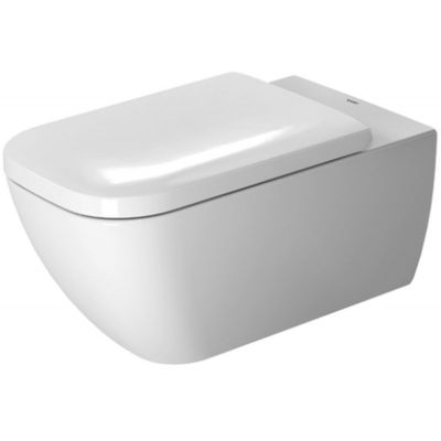 Duravit Happy D.2 miska WC wisząca Rimless WonderGliss biała 25500900001