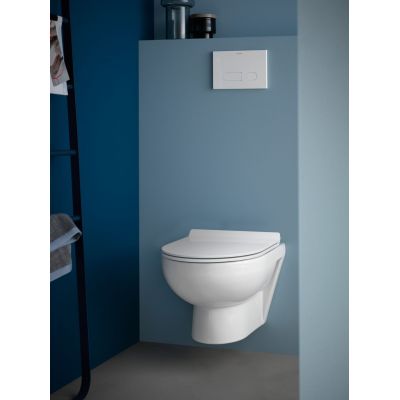 Duravit No.1 miska WC wisząca Rimless HygieneGlaze biała 25620920002