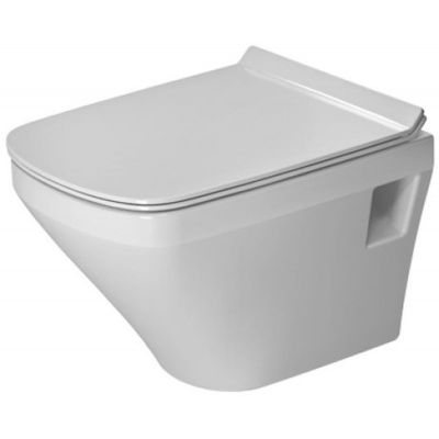 Zestaw Duravit Durastyle Compact miska WC wisząca RImless z deską wolnoopadającą biała i stelaż podtynkowy DuraSystem (45710900A1, WD1001000000)