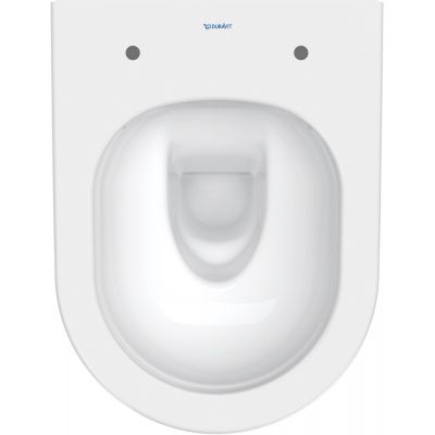 Duravit D-Neo Compact miska WC wisząca Rimless WonderGliss  biała 25880900001