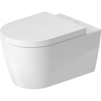 Duravit ME by Starck miska WC wisząca Rimless HygieneGlaze z deską sedesową wolnoopadającą biała 45790920A1