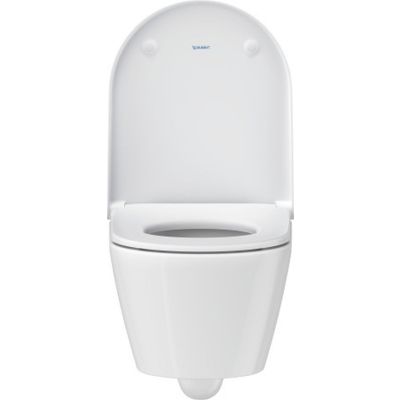 Duravit D-Neo Compact miska WC wisząca Rimless z deską sedesową wolnoopadającą biała 45880900A1