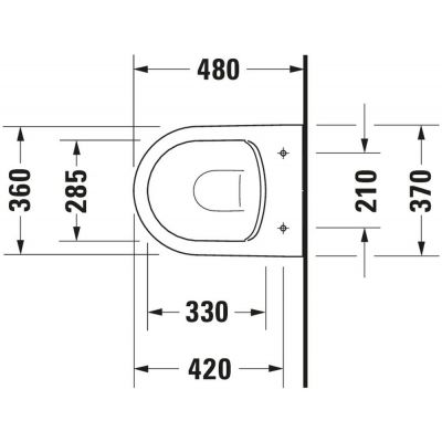Duravit Bento Starck Box miska WC z deską wolnoopadającą wisząca bez kołnierza biały mat 45920990A1