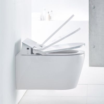 Duravit DuraStyle miska WC Rimless z deską myjącą SensoWash Slim białą 631001002004300